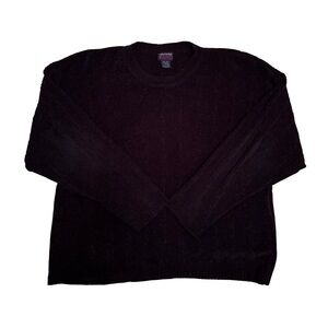 Christopher Rand Y2K Black Chenille Sweater